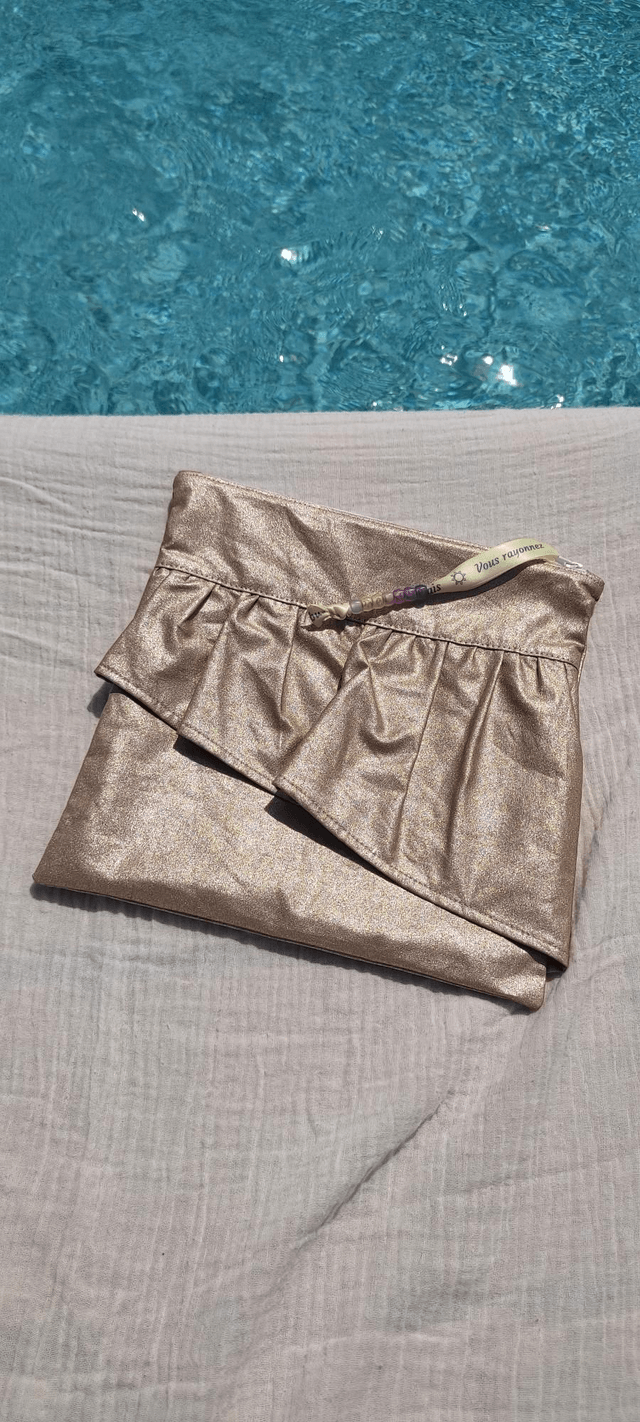 Pochette Soleil pailleté 