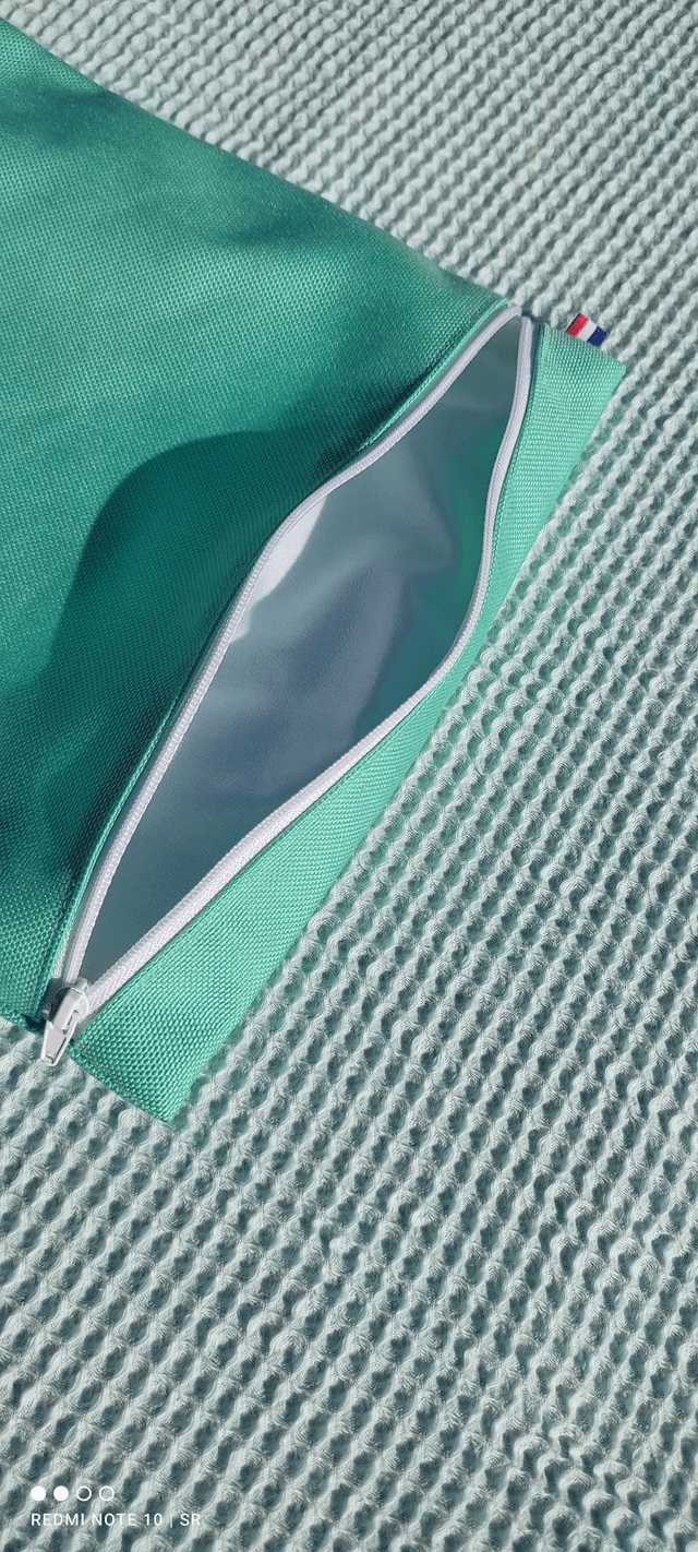Pochette turquoise 